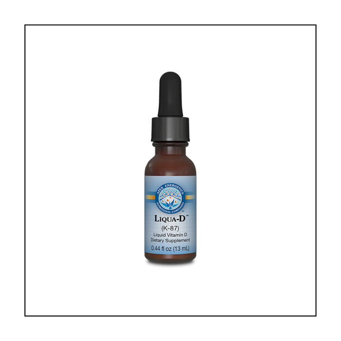 Liqua-D™ supports the immune system and the skeletal system by offering high-potency vitamin D (cholecalciferol) in a liquid form.* Each drop contains (2000 IU) 50 mcg of vitamin D, which is over 200% of the recommended daily value. Liqua-D™ allows healthcare professionals to conveniently adjust the vitamin D intake of those they care for.