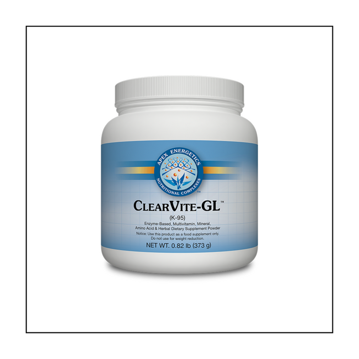 ClearVite-GL™ is based on our popular ClearVite™ formula and is designed to offer gastrointestinal and metabolic support.* This formula includes the powerful combination of hypoallergenic nutrients, amino acids, and minerals that our ClearVite™ products have, but exclude sources of rice and pea protein for those with sensitivities to grains or peas, or who require low carbohydrate content.* 