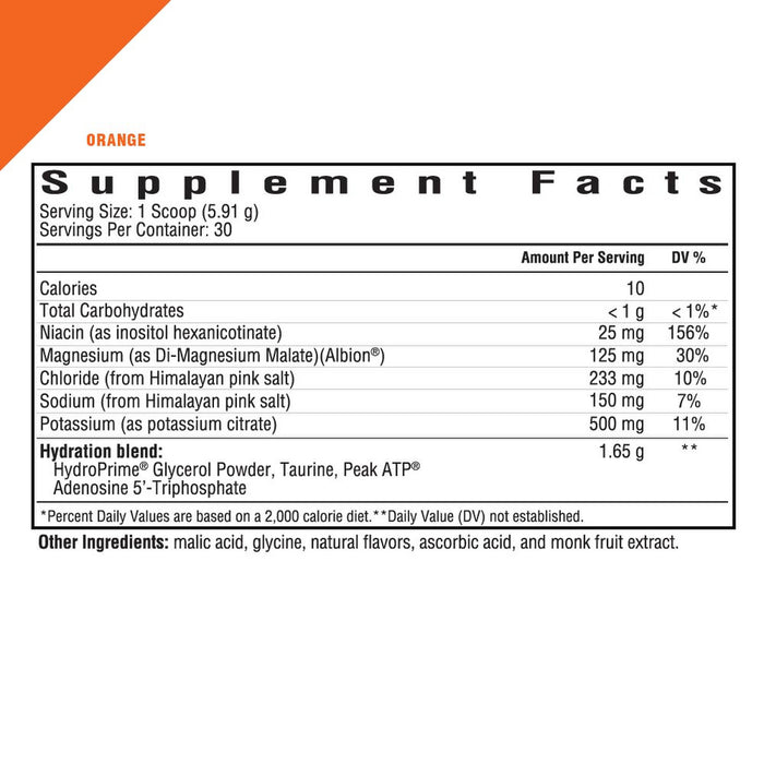 Optimal Electrolyte - Orange Bulk Tub