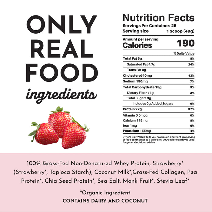 Strawberries and Cream Protein Powder