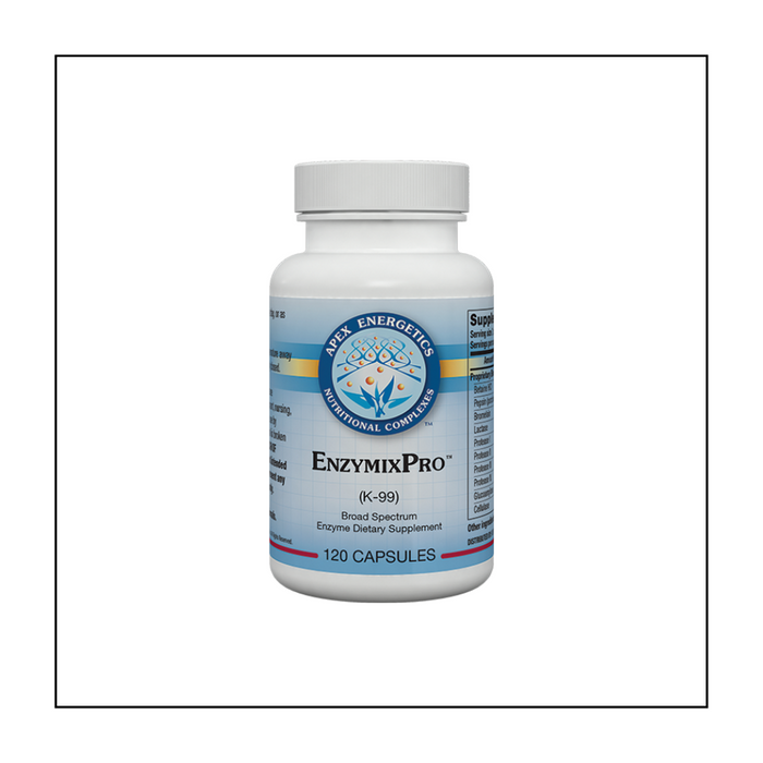 EnzymixPro™ incorporates a special proprietary blend of various enzymes, including brush border enzymes, that has been meticulously designed to support the gastrointestinal system.* 