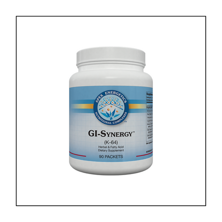 GI-Synergy™ combines three complementary formulas that are each designed to support the intestinal terrain.* H-PLR™ (K32), Yeastonil™ (K58), and Parastonil™ (K59) are combined into one easy-to-use package for the client. Each serving is packaged individually with the combination of these three formulas.