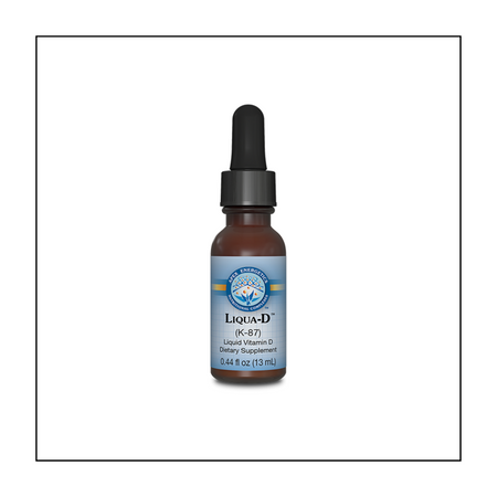 Liqua-D™ supports the immune system and the skeletal system by offering high-potency vitamin D (cholecalciferol) in a liquid form.* Each drop contains (2000 IU) 50 mcg of vitamin D, which is over 200% of the recommended daily value. Liqua-D™ allows healthcare professionals to conveniently adjust the vitamin D intake of those they care for.
