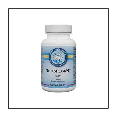 NeuroFlam™-NT is intended to support the brain-immune system with phenols and flavonoids.* This formula also incorporates ingredients that may be involved in antioxidant processes.*